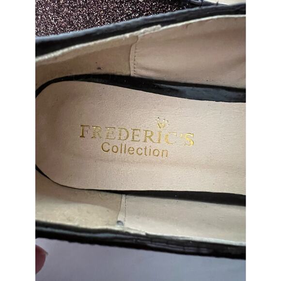 Frederic's Women's Glitter Sparkle Loafer Slip-On Almond Toe Blush Pink Size 7.5 - Picture 5 of 11